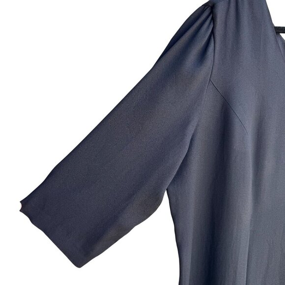 Jeffrey & Dara Vintage Black Rose Button Scoop Neck Wide Leg Jumpsuit New 20 - Picture 7 of 12